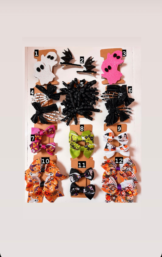 Spooky Hair Clips