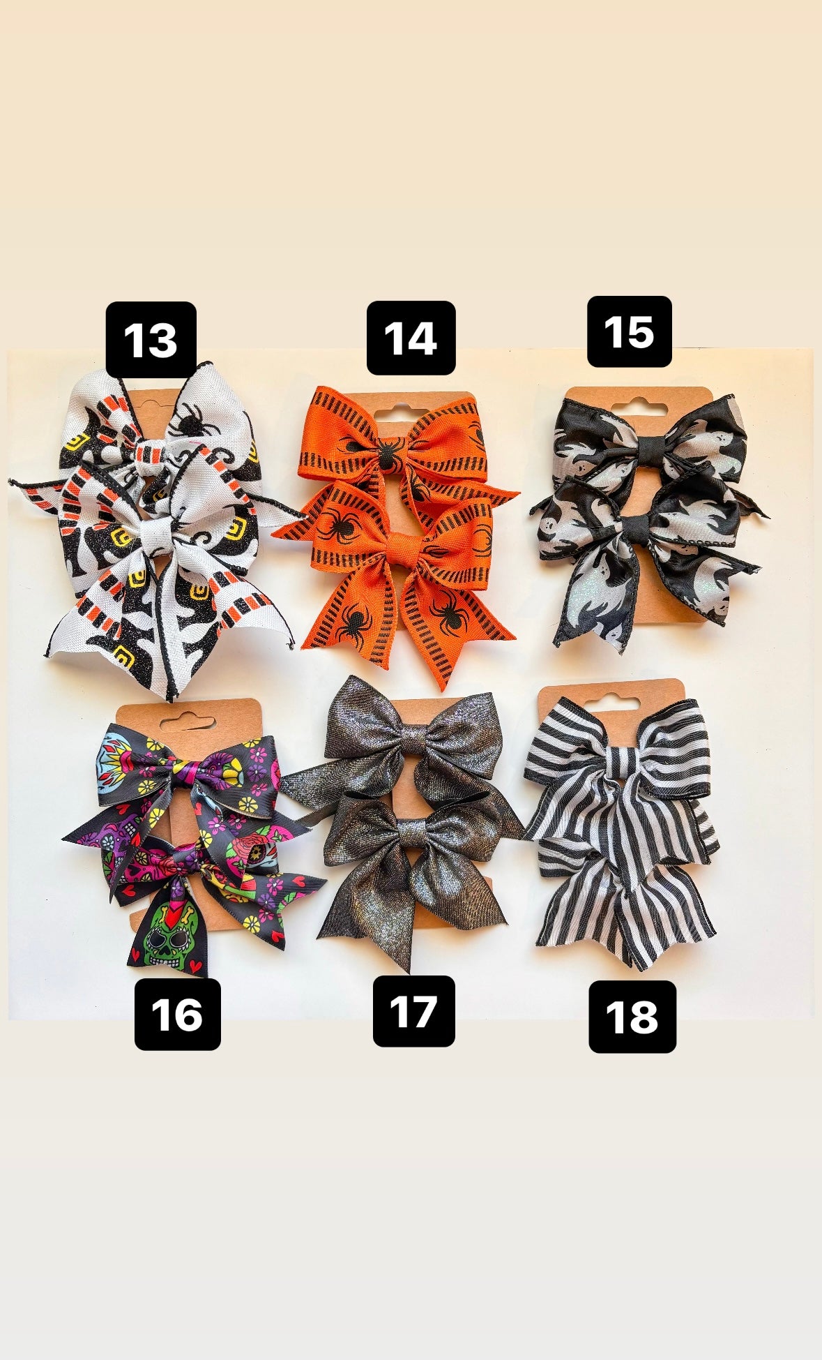 Spooky Hair Clips